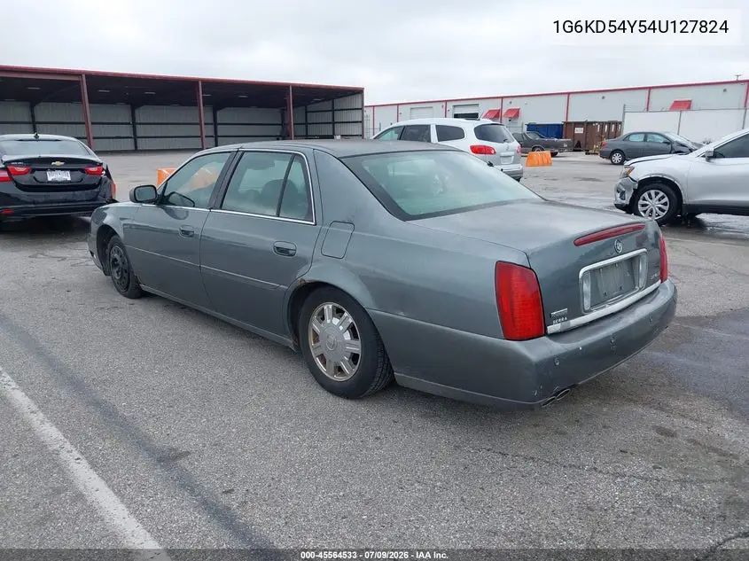2004 Cadillac Deville VIN: 1G6KD54Y54U127824 Lot: 45564533