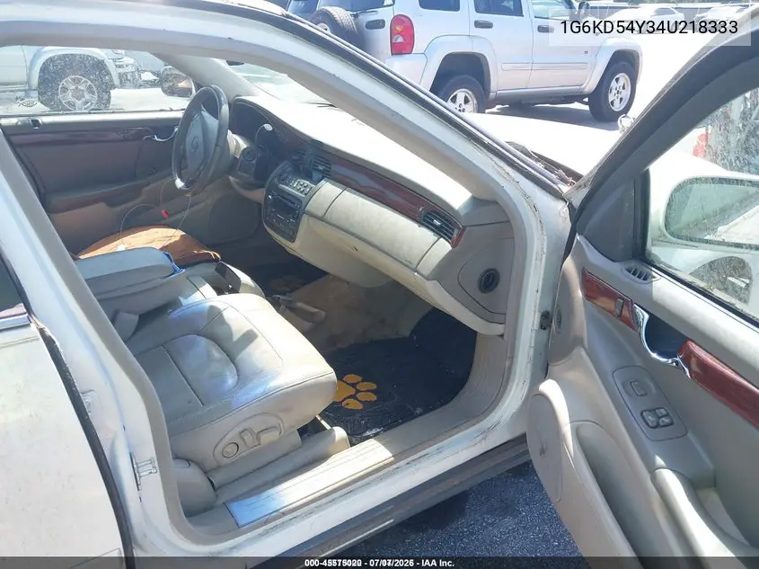 2004 Cadillac Deville Standard VIN: 1G6KD54Y34U218333 Lot: 45575020