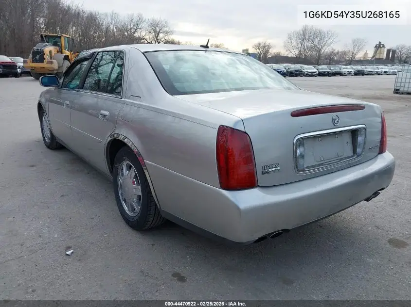 2005 Cadillac Deville Livery VIN: 1G6KD54Y35U268165 Lot: 44470922