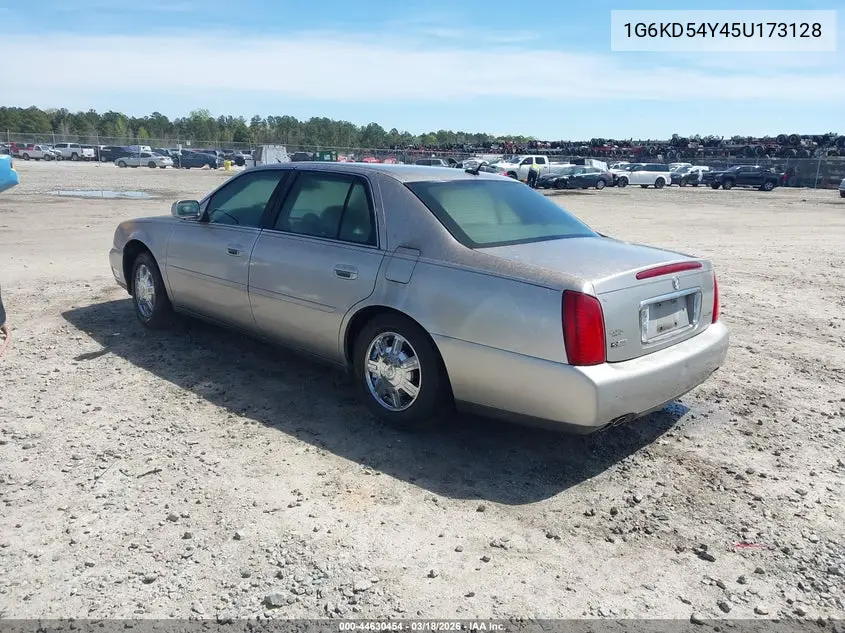 2005 Cadillac Deville Standard VIN: 1G6KD54Y45U173128 Lot: 44630454