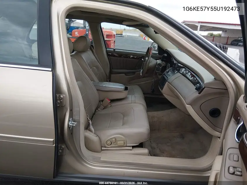 2005 Cadillac Deville Dhs VIN: 1G6KE57Y55U192473 Lot: 44756161