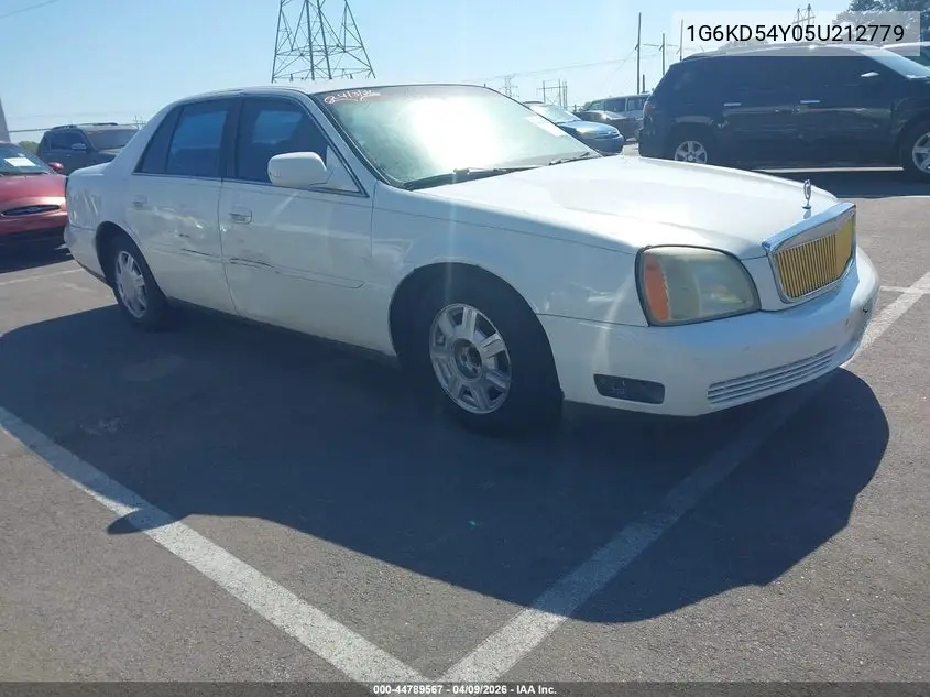 2005 Cadillac Deville Livery VIN: 1G6KD54Y05U212779 Lot: 44789567