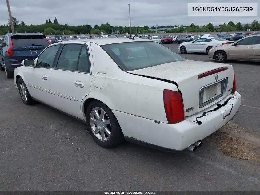 2005 Cadillac Deville Livery VIN: 1G6KD54Y05U265739 Lot: 45172063