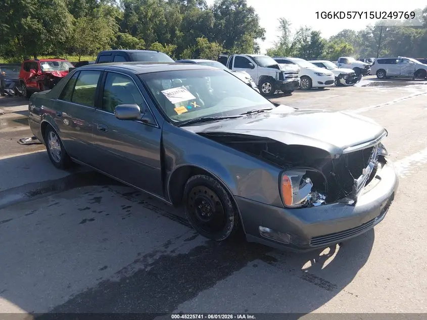 2005 Cadillac Deville Standard VIN: 1G6KD57Y15U249769 Lot: 45225741