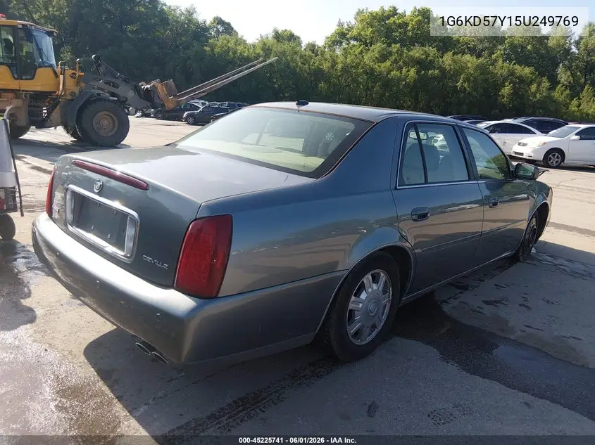 2005 Cadillac Deville Standard VIN: 1G6KD57Y15U249769 Lot: 45225741