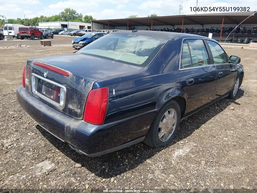 2005 Cadillac Deville Standard VIN: 1G6KD54Y55U199382 Lot: 45297556