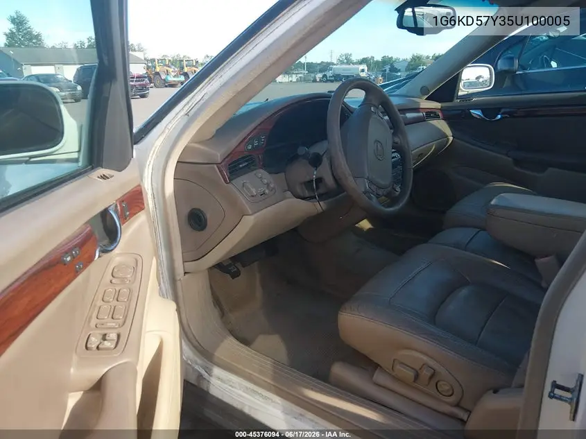 2005 Cadillac Deville VIN: 1G6KD57Y35U100005 Lot: 45376094