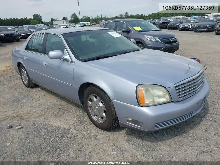 2005 Cadillac Deville VIN: 1G6KD57Y85U127359 Lot: 45455516