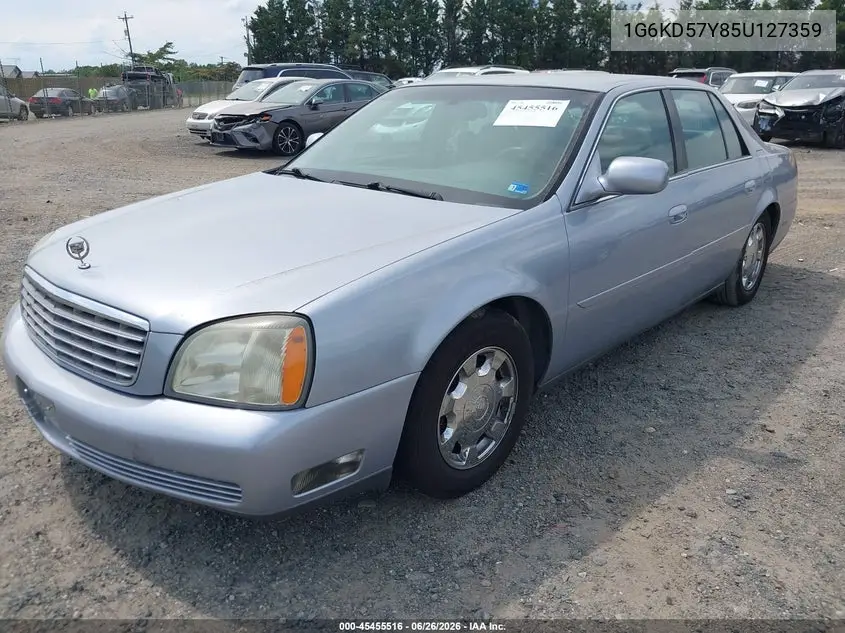 2005 Cadillac Deville VIN: 1G6KD57Y85U127359 Lot: 45455516