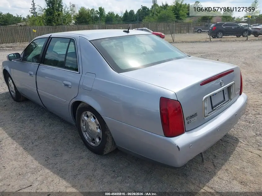 2005 Cadillac Deville VIN: 1G6KD57Y85U127359 Lot: 45455516