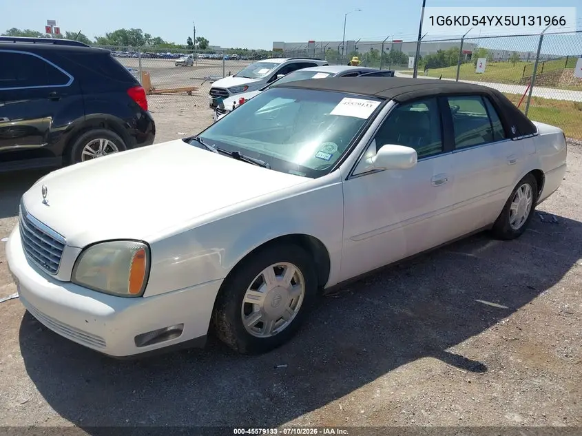 2005 Cadillac Deville Livery Pkg VIN: 1G6KD54YX5U131966 Lot: 45579133