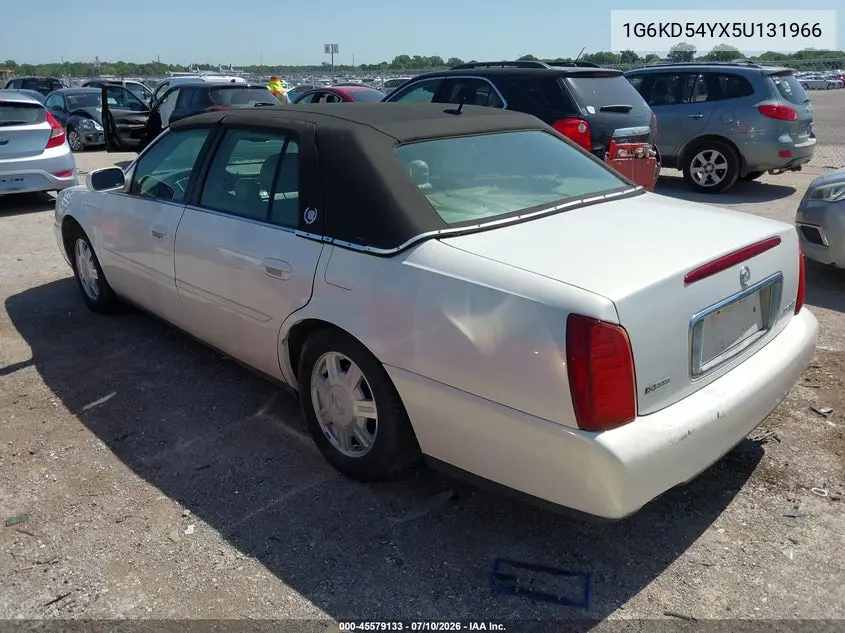 2005 Cadillac Deville Livery Pkg VIN: 1G6KD54YX5U131966 Lot: 45579133