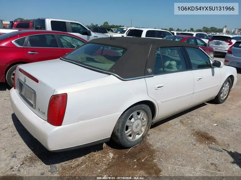 2005 Cadillac Deville Livery Pkg VIN: 1G6KD54YX5U131966 Lot: 45579133