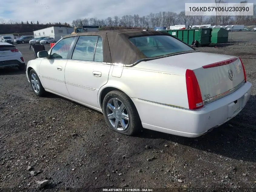 1G6KD57Y06U230390 2006 Cadillac Dts Standard