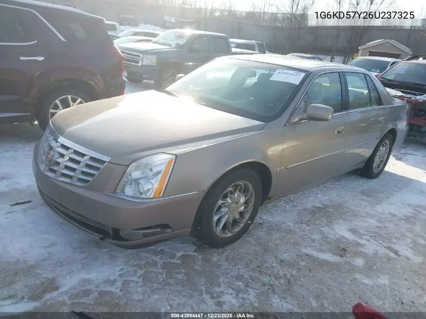 2006 Cadillac Dts Standard VIN: 1G6KD57Y26U237325 Lot: 43994447