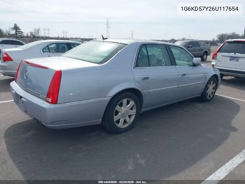 2006 Cadillac Dts Standard VIN: 1G6KD57Y26U117654 Lot: 44454809