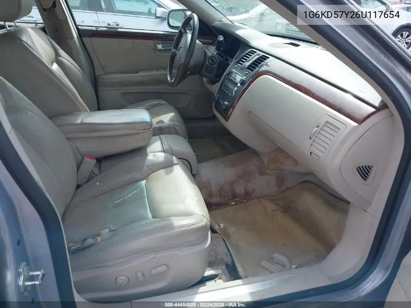 2006 Cadillac Dts Standard VIN: 1G6KD57Y26U117654 Lot: 44454809