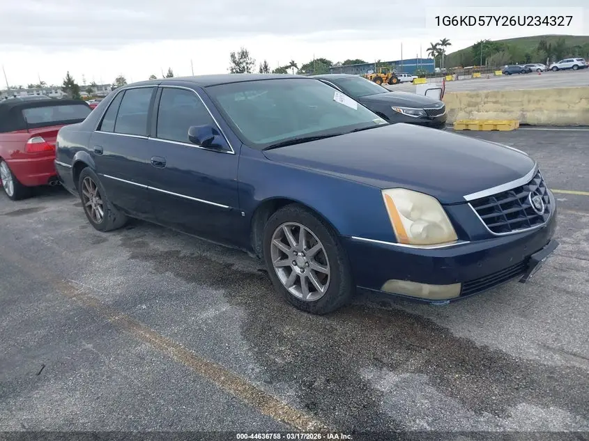 2006 Cadillac Dts Standard VIN: 1G6KD57Y26U234327 Lot: 44636758