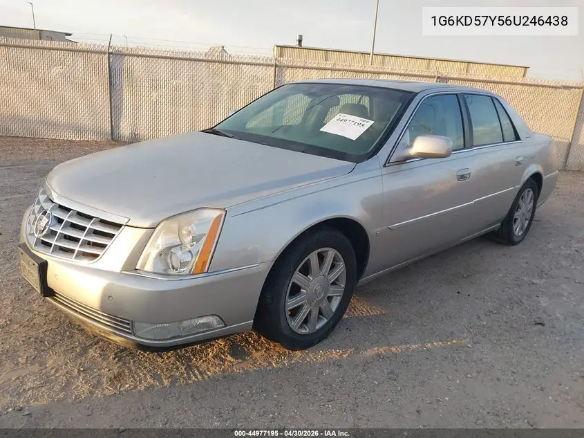 2006 Cadillac Dts Standard VIN: 1G6KD57Y56U246438 Lot: 44977195