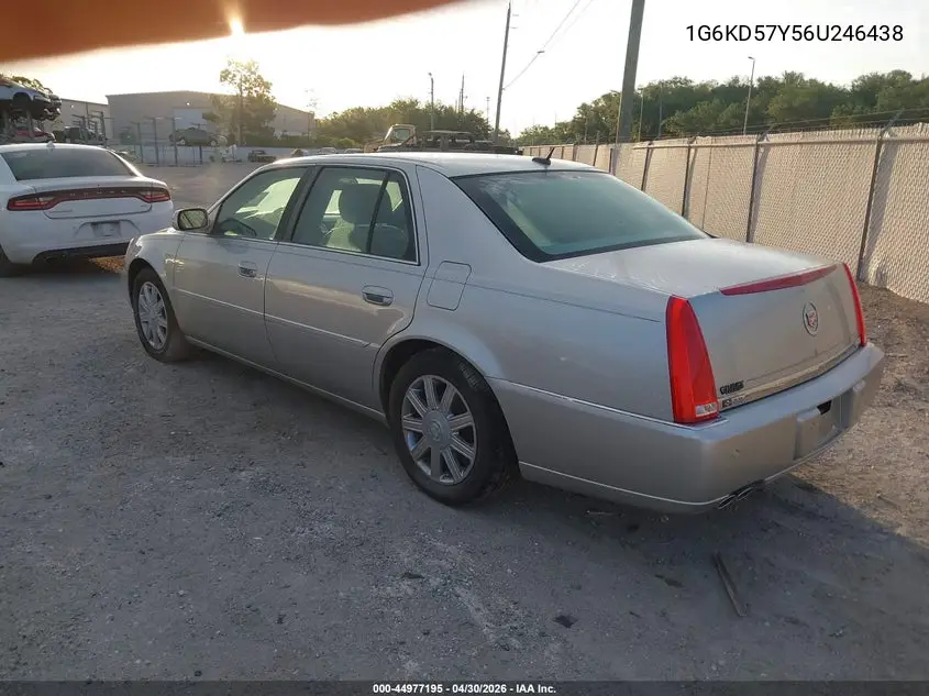 2006 Cadillac Dts Standard VIN: 1G6KD57Y56U246438 Lot: 44977195