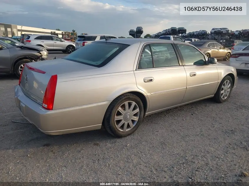 2006 Cadillac Dts Standard VIN: 1G6KD57Y56U246438 Lot: 44977195