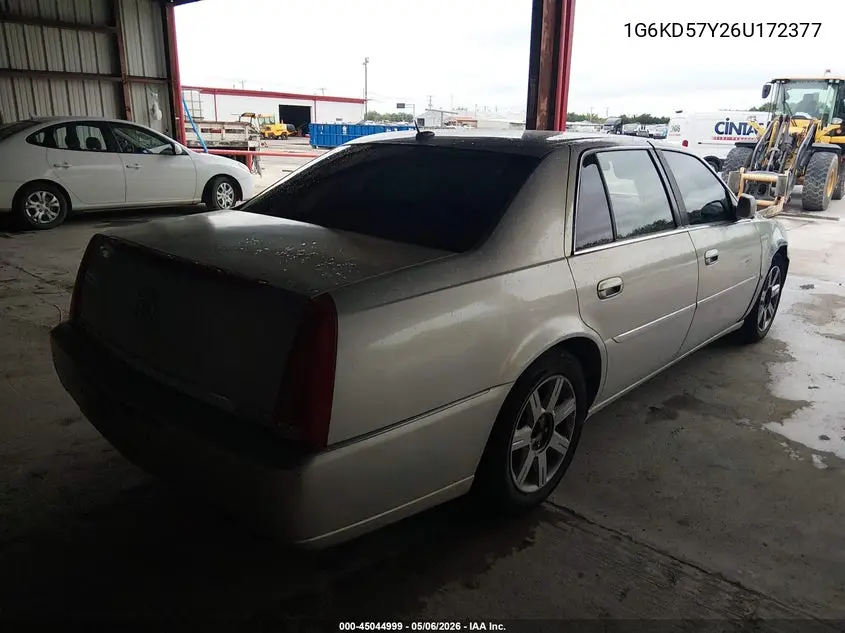 2006 Cadillac Dts Standard VIN: 1G6KD57Y26U172377 Lot: 45044999