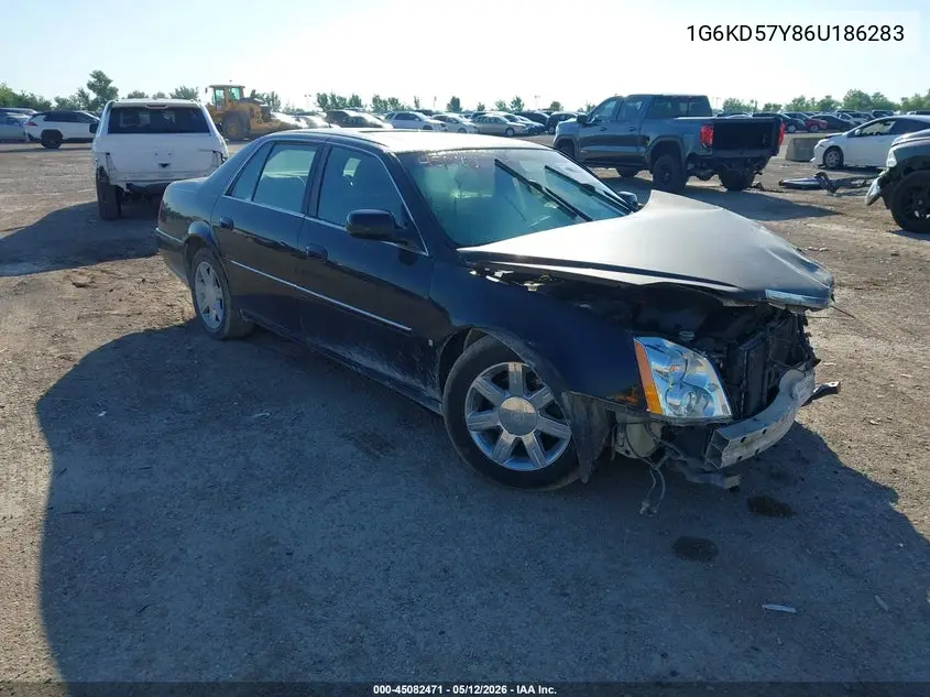 2006 Cadillac Dts Standard VIN: 1G6KD57Y86U186283 Lot: 45082471