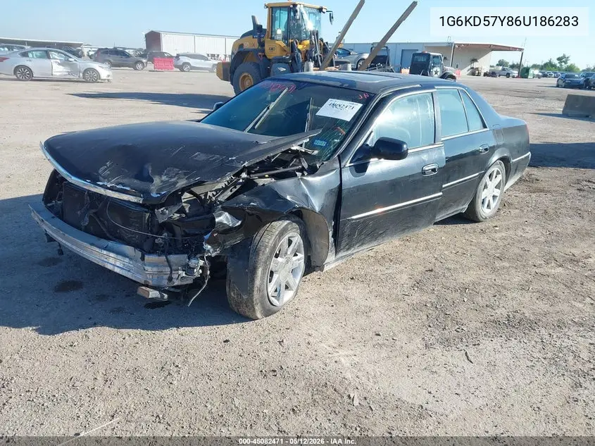 2006 Cadillac Dts Standard VIN: 1G6KD57Y86U186283 Lot: 45082471