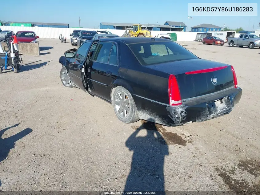 2006 Cadillac Dts Standard VIN: 1G6KD57Y86U186283 Lot: 45082471