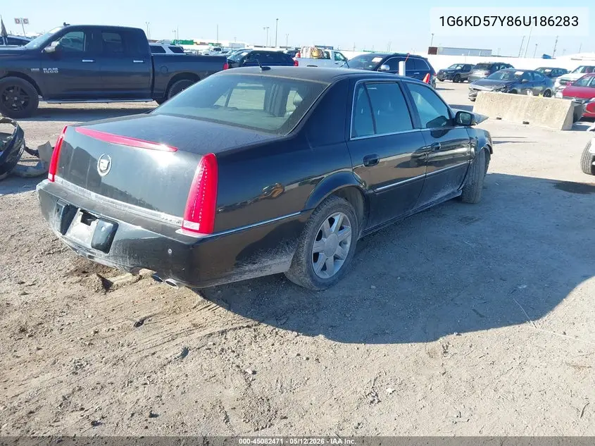 2006 Cadillac Dts Standard VIN: 1G6KD57Y86U186283 Lot: 45082471