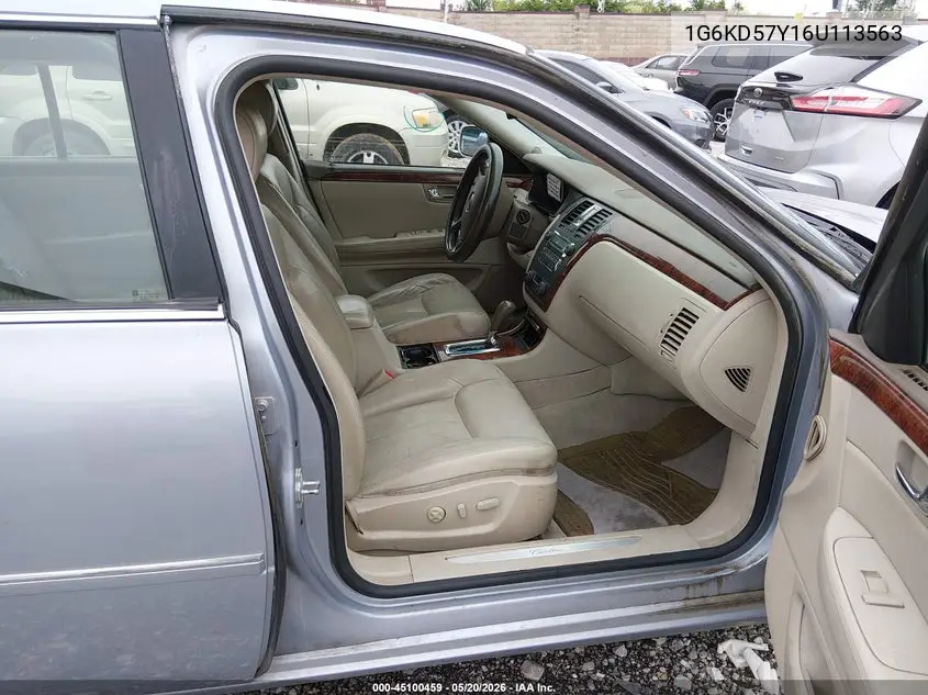 2006 Cadillac Dts Standard VIN: 1G6KD57Y16U113563 Lot: 45100459