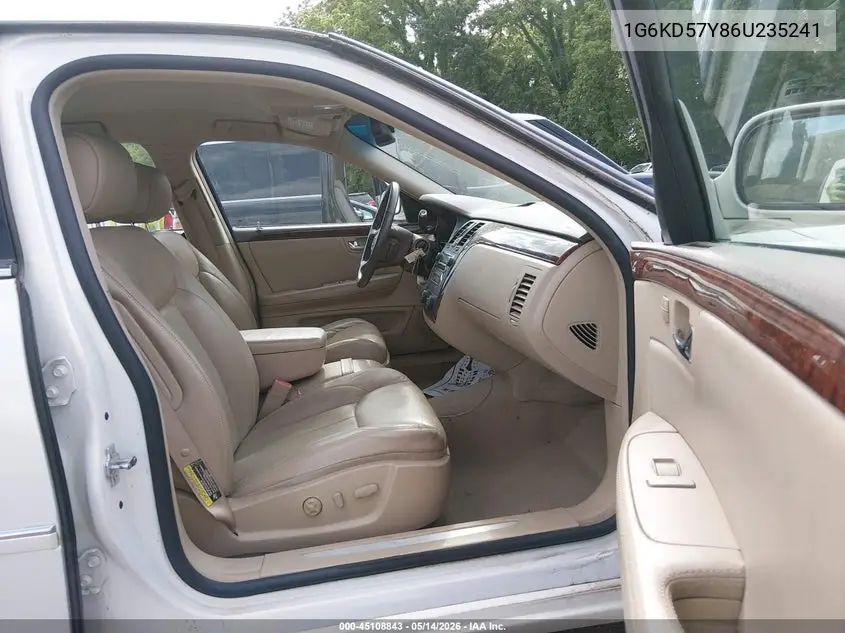 2006 Cadillac Dts Standard VIN: 1G6KD57Y86U235241 Lot: 45108843