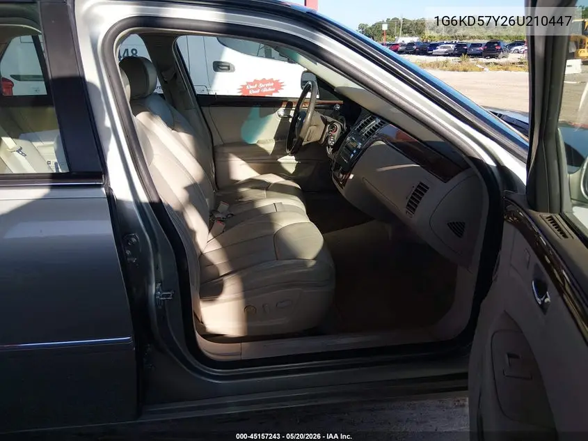 2006 Cadillac Dts Standard VIN: 1G6KD57Y26U210447 Lot: 45157243