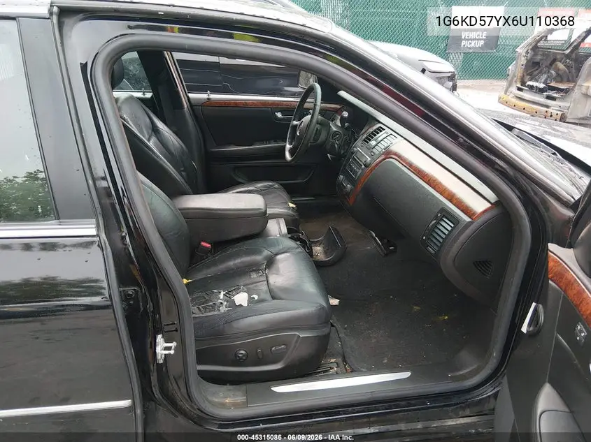 2006 Cadillac Dts Standard VIN: 1G6KD57YX6U110368 Lot: 45315086
