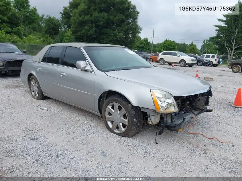 2006 Cadillac Dts 1Sb VIN: 1G6KD57Y46U175362 Lot: 45427120