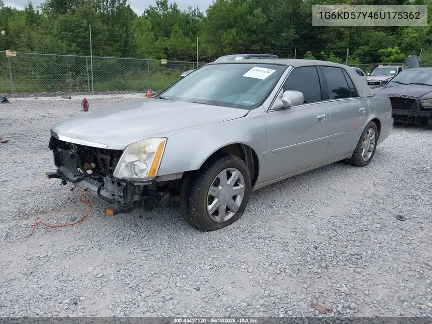 2006 Cadillac Dts 1Sb VIN: 1G6KD57Y46U175362 Lot: 45427120