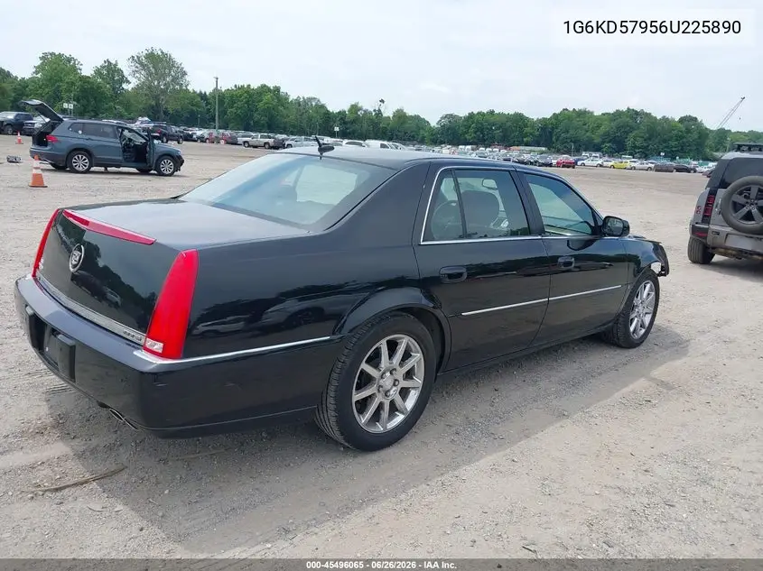 2006 Cadillac Dts 1Se VIN: 1G6KD57956U225890 Lot: 45496065