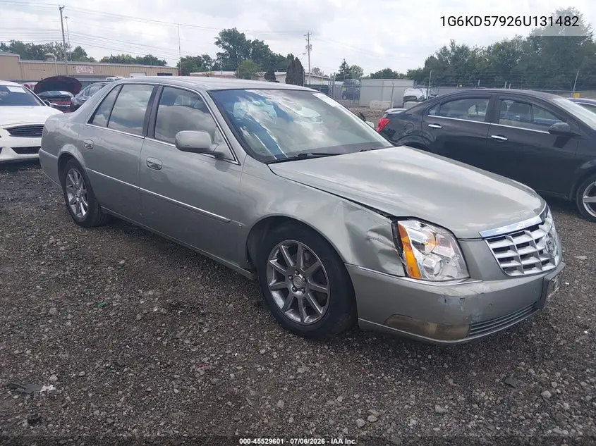 2006 Cadillac Dts 1Se VIN: 1G6KD57926U131482 Lot: 45529601