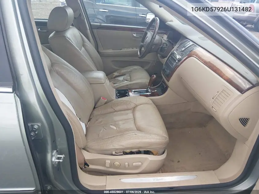 2006 Cadillac Dts 1Se VIN: 1G6KD57926U131482 Lot: 45529601