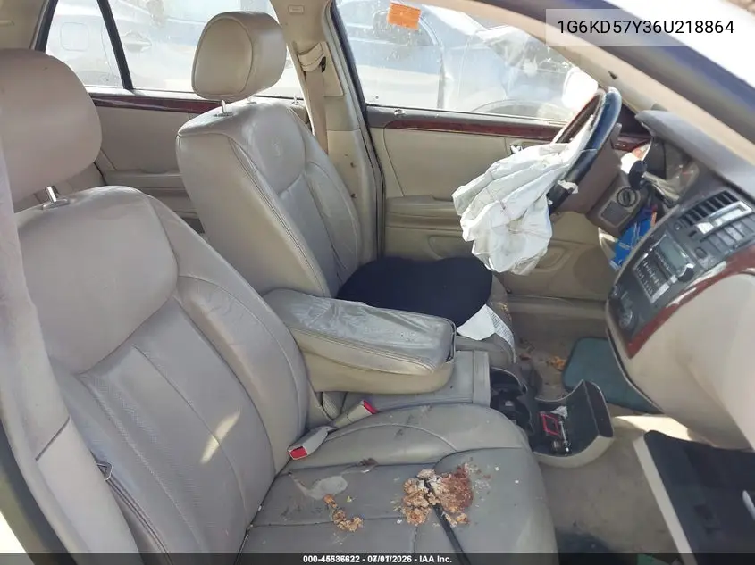 2006 Cadillac Dts Standard VIN: 1G6KD57Y36U218864 Lot: 45536622