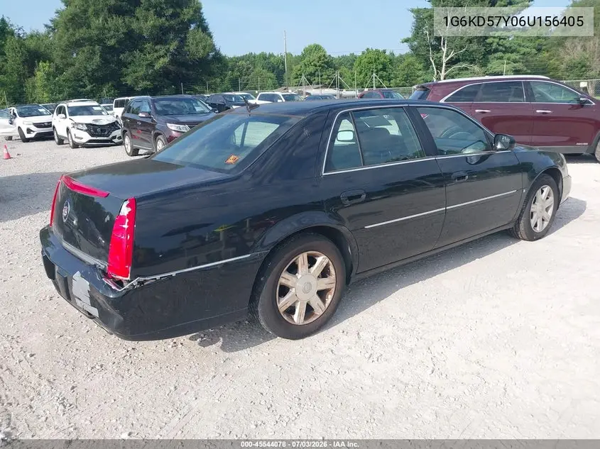 2006 Cadillac Dts 1Sb VIN: 1G6KD57Y06U156405 Lot: 45544078