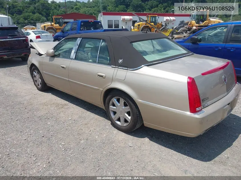 2006 Cadillac Dts 1Sb VIN: 1G6KD57Y96U108529 Lot: 45590843