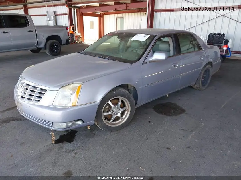 2006 Cadillac Dts 1Se VIN: 1G6KD579X6U171714 Lot: 45595985