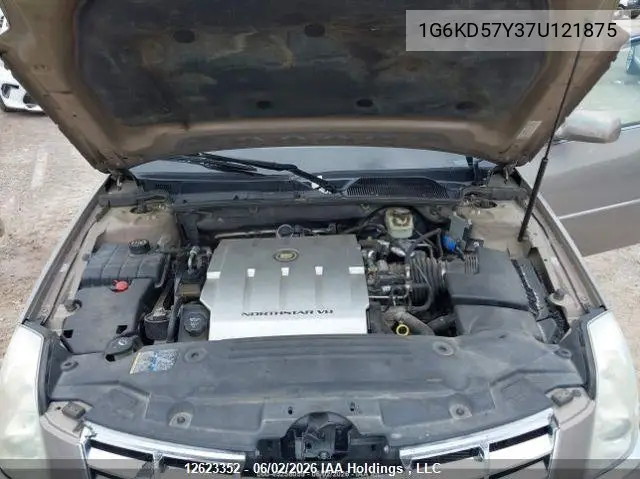 2007 Cadillac Dts VIN: 1G6KD57Y37U121875 Lot: 12623352