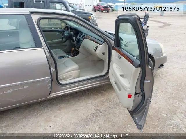 2007 Cadillac Dts VIN: 1G6KD57Y37U121875 Lot: 12623352