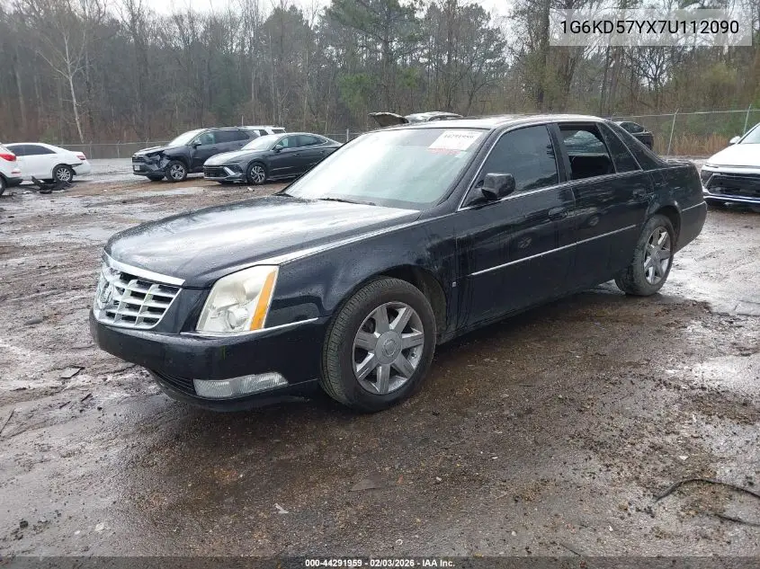2007 Cadillac Dts Luxury I VIN: 1G6KD57YX7U112090 Lot: 44291959