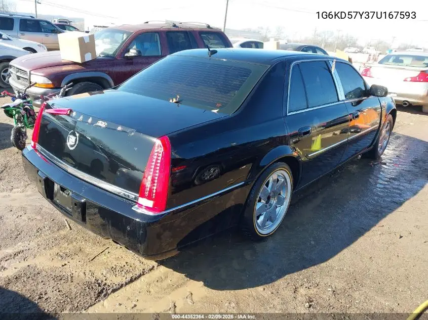 2007 Cadillac Dts Luxury I VIN: 1G6KD57Y37U167593 Lot: 44352364