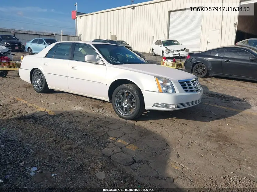2007 Cadillac Dts Performance VIN: 1G6KD57947U163450 Lot: 44538776