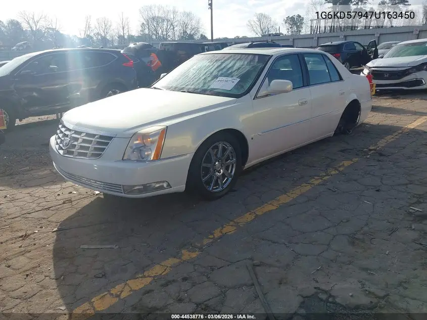 2007 Cadillac Dts Performance VIN: 1G6KD57947U163450 Lot: 44538776