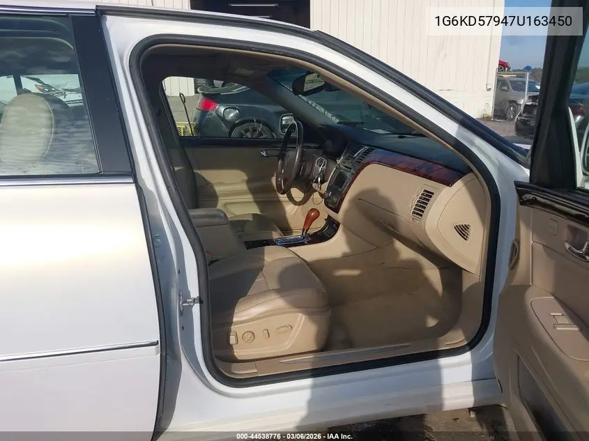 2007 Cadillac Dts Performance VIN: 1G6KD57947U163450 Lot: 44538776